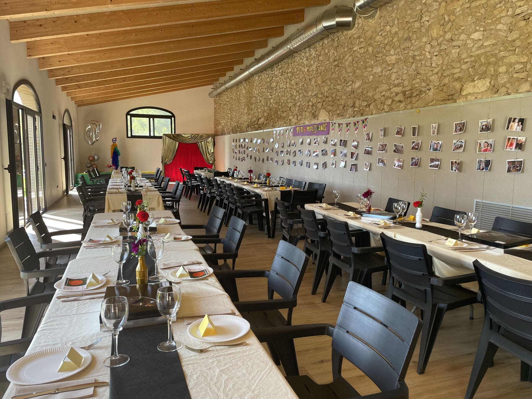 Sala per a celebracions i esdeveniments a Cases Blanques